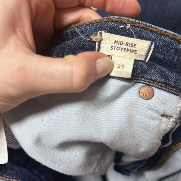 Madewell Mid-Rise Stovepipe jeans - Picture 6 of 8